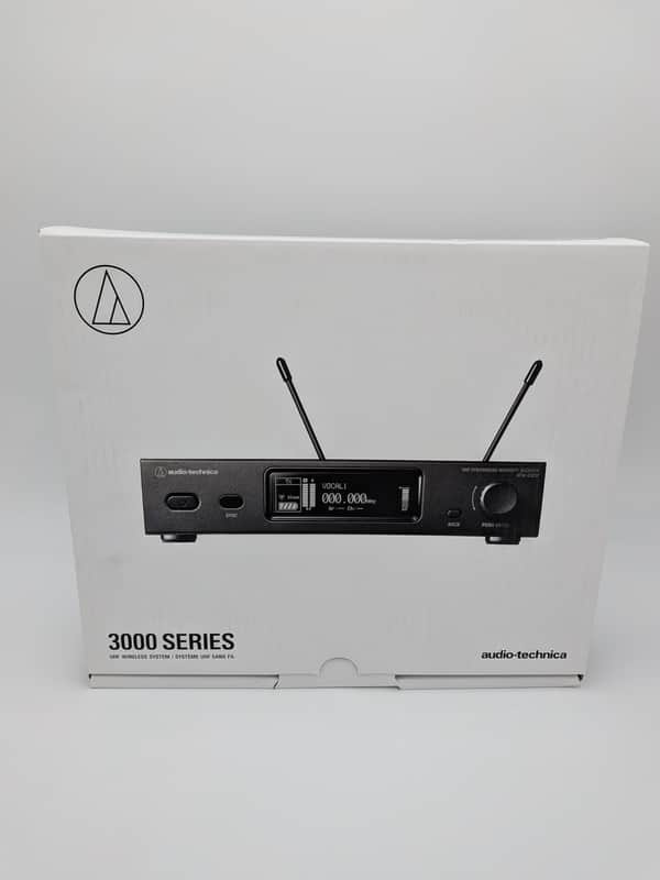 NEW Audio Technica ATW 3211 / 831DE2 3000 Series Wireless Lavalier Microphone System image 1