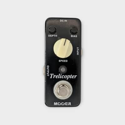 Mooer Trelicopter Tremolo Guitar Effect Pedal 2010s - Black image 1