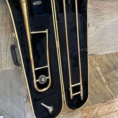 King 606 Model Tenor Trombone with case and mouthpiece image 1