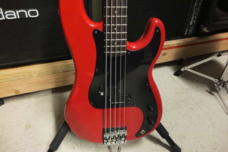 JB Player P Bass 2000's Red 5 String modification image 1
