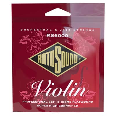 Rotosound RS6000 Professional Chrome Violin Strings - (10 - 30)
