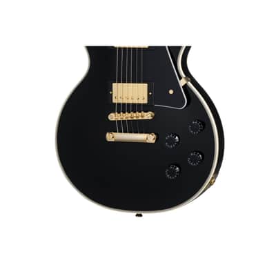 Epiphone Les Paul Custom Ebony - Single Cut Electric Guitar image 5