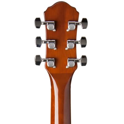 Oscar Schmidt OG10CESM Concert Cutaway Acoustic-Electric  Guitar, Spalted Maple image 8