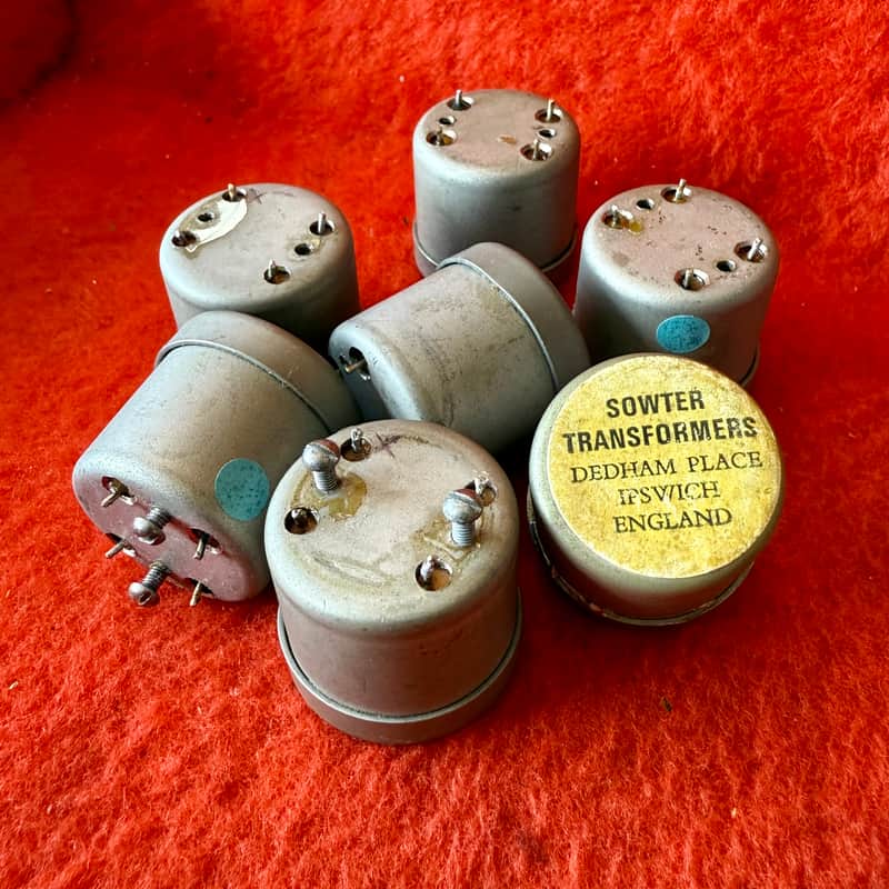 Sowter Microphone input transformer 1970 1:10 calrec audix Neve BBC cadac original vintage uk image 1