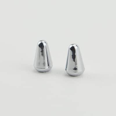 Silver Toggle Switch Tip Knob Caps for Electric Guitar 5 Way Toggle Pickup Selector Switches (2 Pack) image 3