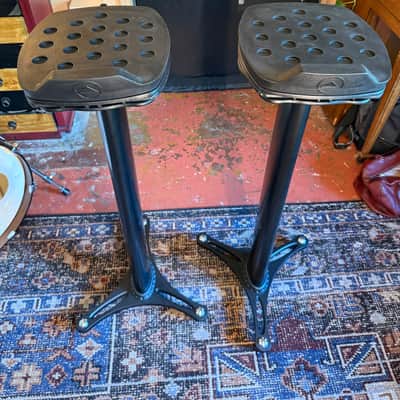 Ultimate Support MS-100B Adjustable Studio Monitor Stands (Pair) - Black Bild 2