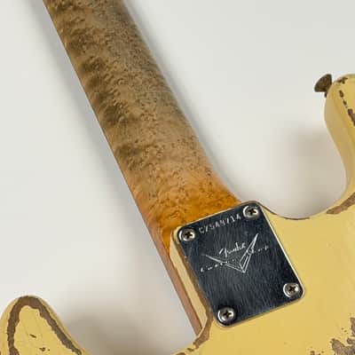 Fender CUSTOM SHOP STRATOCASTER 59 HEAVY RELIC RW V / TODD KRAUSE 2020 - Vintage White Heavy Relic image 21