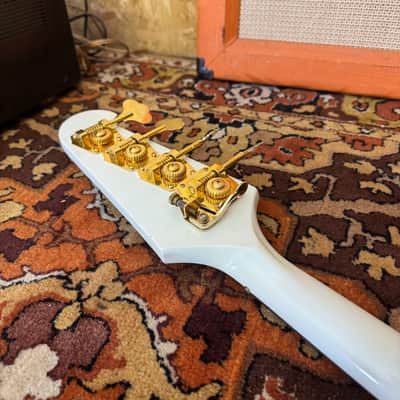 Vintage 1977 Gibson Thunderbird White Bicentennial Bass Guitar *Upgraded* 1970s image 16