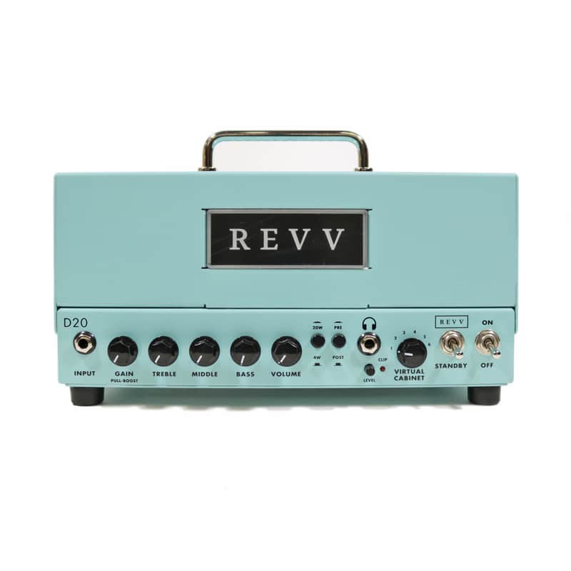 Used REVV D20 20W Tube Amp Head Surf Green image 1