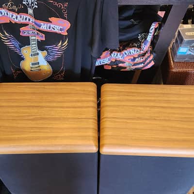 Vintage 1980s Kenwood JL-1090AV 3-Way Tower Floor Speaker Pair Wood image 4