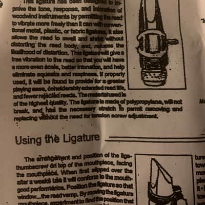 The Robert Vinson “Equa-tone” Clarinet Ligature image 13