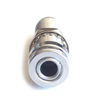 Long Barrel End Pin Strap Guitar Jack Input Socket for Acoustic or Electric Guitar - Black image 9