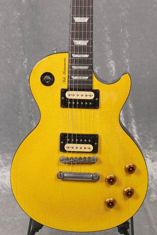 Gibson TAK MATSUMOTO Signature Les Paul Canary Yellow 1999 | Reverb