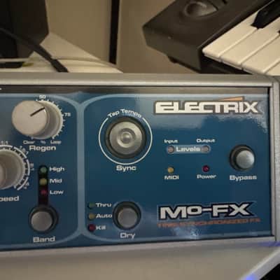 Electrix Mo-FX Time Synchronized Effects Unit 2000s - Blue image 7