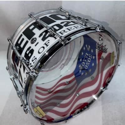 RCI Starlite USA 250th anniversary 8x14 tribute snare drum. Only 20 image 6