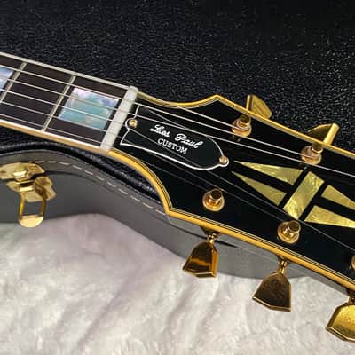 NEW! Gibson Custom Shop Murphy Lab '68 Les Paul Custom Reissue Ultra Light Aged Ebony Authorized Dealer - 9.6 lbs - G07313 image 6