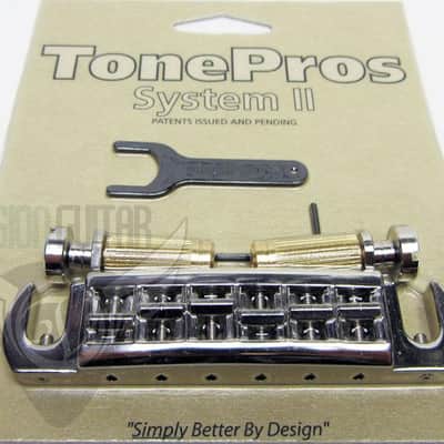 TonePros Standard Wraparound (Standard Locking Studs) AVT2G-N Nickel