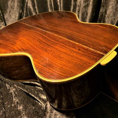 Guild F30 Rosewood Sunburst with F50 appointments Ultra Rare Bear Claw top Vintage Westerly Acoustic image 6