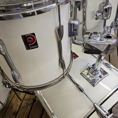 Premier APK Vintage 1990s Drum Kit, White USED! RKAP120826 image 5