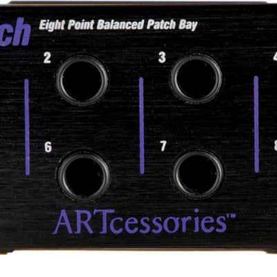 ART Tpatch 8-Channel Balanced 1/4" TRS Patch Bay image 2