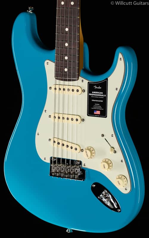 Fender American Professional II Stratocaster Miami Blue Rosewood Fingerboard (728) image 1