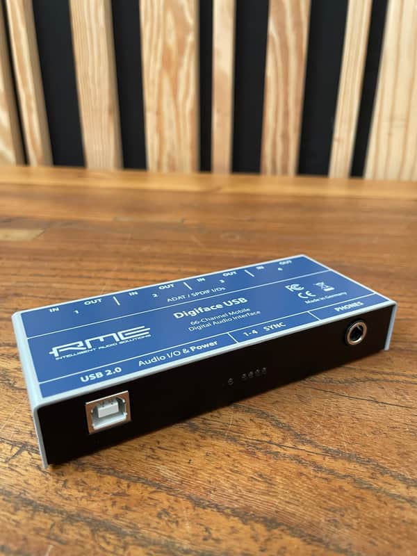RME Digiface USB 66-Channel ADAT to USB Interface 2010s - Silver/Blue image 1