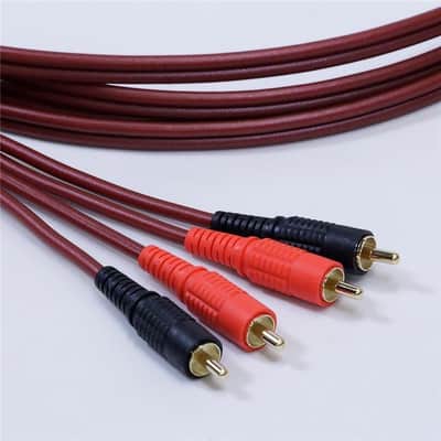 Noah'sark [Summer Bonus Sale] PASSGO RED RCA Cable (Stereo) (3.0m) (Passgo Red) (Line Cable/Stereo Cable) (Stereo RCA-RCA) (RCA(L/R)-RCA(L/R)) (Made in Japan) image 2
