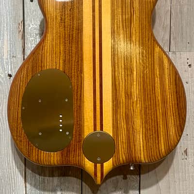 1979 Alembic Series 1, 4 String Bass, Stunning Natural Zebra | Reverb