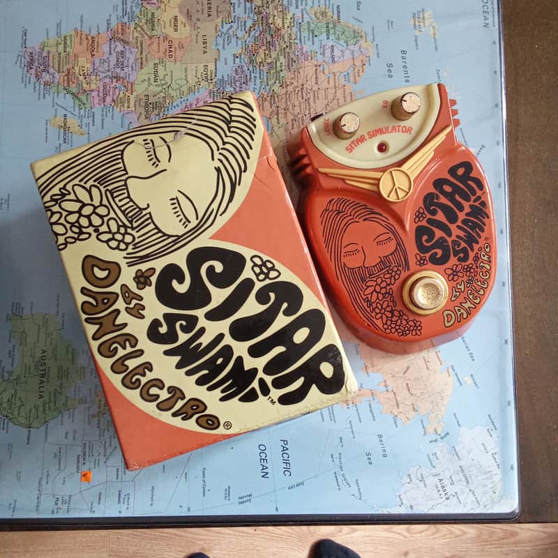 2010s Danelectro Sitar Swami Orange