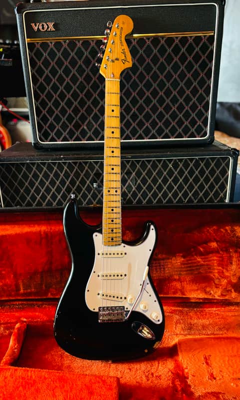 Fender Stratocaster 1975 - Black image 1