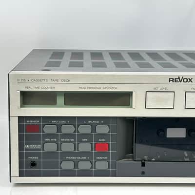 Vintage Revox B215 Cassette Tape Deck w/ Original Box image 11