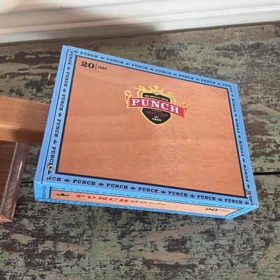 Taconic #232 4 String Electric Cigar Box Mandolin - Punch Gran Puro Toro - Video image 12