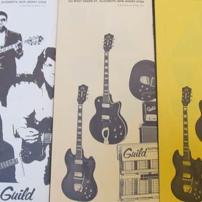 Vintage Guild Guitar Price Lists Lot of 9 1969-1980 image 11