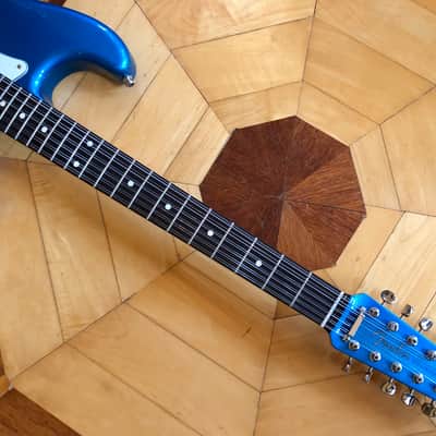 100% original 2004/05 Fender Stratocaster XII ST-12 12 String Electric Guitar Rosewood Blue image 9