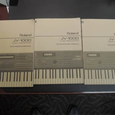 Roland JV-1000 Sequencer / Synthesizer / Introductory Manual