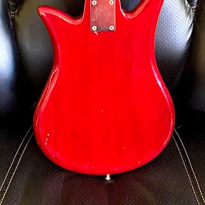 Teisco Early 60s E-110 Tulip 1960s Fiesta Red image 2