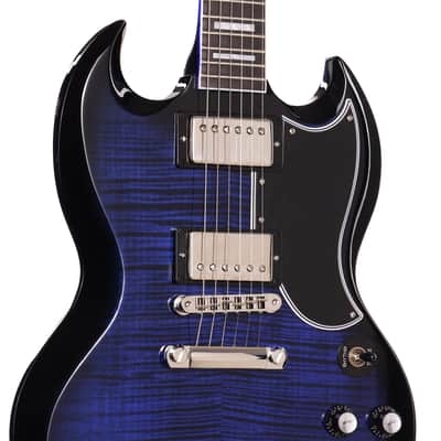 Gibson Custom Shop SG Custom Made 2 Measure Blue Widow image 5