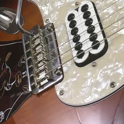 LEFTY! Boutique Custom Warmoth Fender Strat Build Classic Sunburst Tom Delonge Tribute Made in USA 7.4 Lb HSC image 4