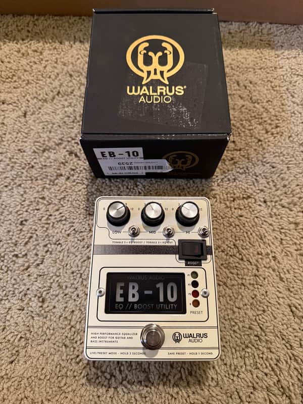 Walrus Audio EB-10 Preamp/EQ/Boost 2020 - Cream image 1