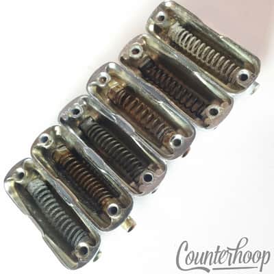 Pearl 6x Snare Drum Lugs Chrome 2 1/4"Sound King Style Vintage 60s-70s Japan image 3
