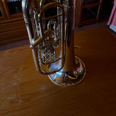 Euphonium (tenor tuba) Yamaha Neo YEP-642Sii 2024 - Silver Plated image 4