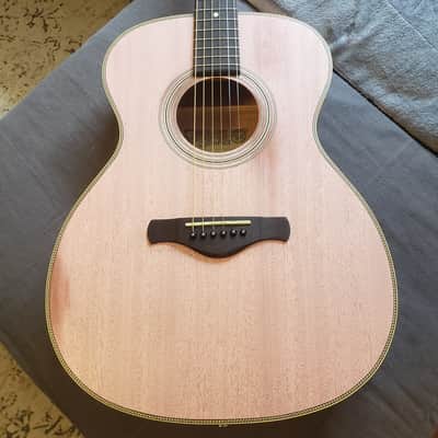 IBANEZ AV8CE-AFP | Full "Thermo Aged" Mahogany top sides & back | Antique Flamingo Pink | Serial No. 1X-01 CD191116747 image 4