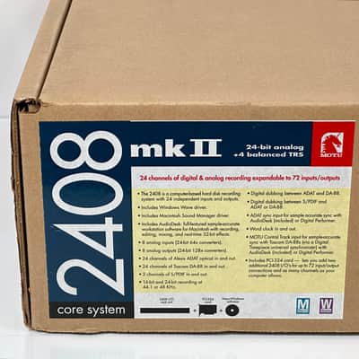 MOTU 2408 MKII Audio Interface 2408 MK2 w/ PCI-324 Card image 3