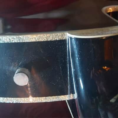 Gretsch Silver Falcon 1970s-1990s - Black w/pinstriping image 7