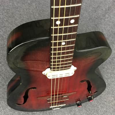 Eko 100/1 Electric 1966 Cherry Burst 1 Pickup Volume&Tone Control image 7