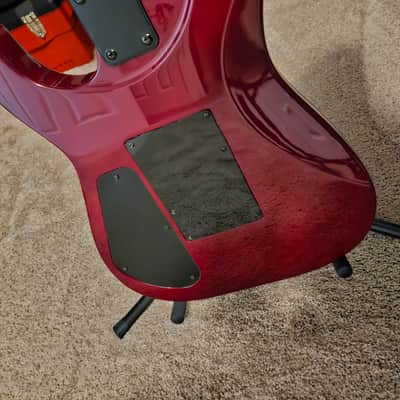 Jackson Dinky HSS JSDXQ TRANSPARENT Red 2000’s - TRANSPARENT Red image 8