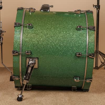 2000s Tama Starclassic Performer B/B Shattered Turquoise Drum Set image 14