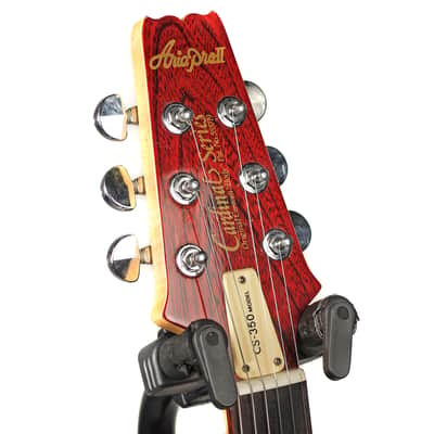 Aria Pro II CS-350 Cardinal Series Electric Guitar w/CBC Japan 1980's Transparent Red image 8