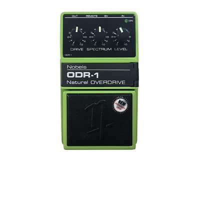 Nobels Overdrive Guitar Effect Pedal ODR-1 BC Green New Bass Cut Switch image 1