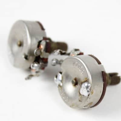 RARE 1963 Vintage Fender Stratocaster/Telecaster 500K Potentiometer POTS Short-Shaft USA 1960s L-Series Pre-CBS image 3